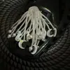 Acessórios de Flor de Sapato de Cristal Resistentes Estilo Coreano com Lantejoulas Bordadas, Franjas de Cristal Exquisite de Estilo Leve de Luxo