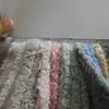 Tecido para Cachecol Suéter de Uso Doméstico Veludo Dupla Face Jacquard de Poliéster Cor Sólida Veludo de Algodão Confortável Listrado Vertical em Estoque