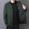 2026 Nuevo Estilo Nuevo Artículo Caliente Ropa para Papá de Mediana Edad y Adultos Mayores Chaqueta de Algodón Temporada de Otoño e Invierno Talla Grande Más Terciopelo Transfronterizo Negocio Administrativo