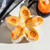 Pinza Cuadrada para el Cabello Transfronteriza de Halloween de 8.5 cm para Mujer, Pinza de Garra con Estampado UV de Dibujos Animados para Recogido en la Parte Trasera de la Cabeza, Accesorio para el Cabello de Pinza de Tiburón