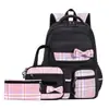 Set de mochila para estudiante de primaria transfronterizo, con gran capacidad, un diseño dulce y lindo, y un estilo adecuado para estudiantes de secundaria; disponible en Amazon como una mochila