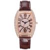 Reloj cuadrado de barril de vino explosivo en vivo de red para mujer, reloj digital de diamantes de moda, reloj casual de correa al por mayor