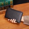 Cartera Mujer 2023 Nuevo Clutch Rfid Hombre y Mujer Bolsa para Identificación Cuero Vacuno de Primera Capa Larga para Pasaporte Personalizada