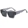 Nuevas Gafas de Sol Steampunk Europeas y Americanas de Marco Cuadrado Grande para Hombres, Protección Solar de Alta Gama para Exteriores, Gafas de Sol Versátiles para Mujeres
