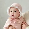 Chapéu de Bebê Estilo Fino Primavera e Outono Chapéu de Pescador Fashion Princess Chapéu de Sol com Renda Chapéu de Orelha de Proteção de Sol de Verão