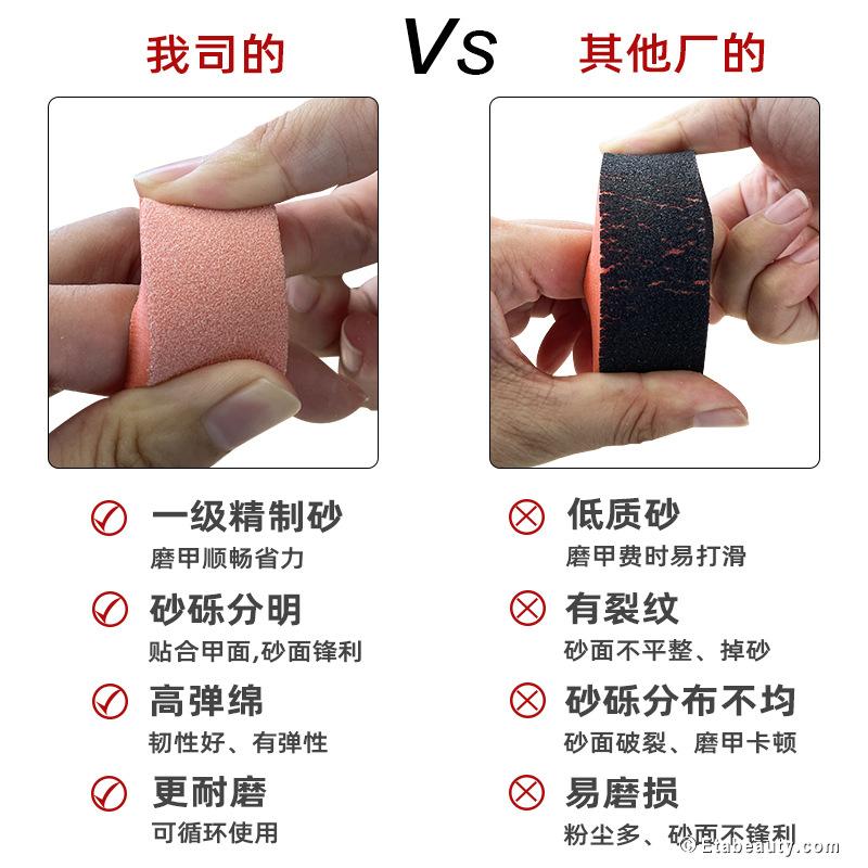 高档 迷你海绵小方块美甲工具方形