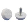 Venta caliente de fábrica 22 mm-m6 blanco protección del medio ambiente acero inoxidable plástico anclaje plástico pie muebles pie ajustable