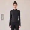 Chaqueta Deportiva Chuanton para Mujer Otoño e Invierno Ropa Exterior Ajustada Cuello Vertical Top Tecnología Antibacteriana Cárdigan con Cremallera Chaqueta de Yoga para Mujer