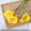 Flores Artificiais em Tons Amarelos, Limão, Laranja, Dopamina, Estilo Floresta, Casamento, Decoração de Casa, Estilo Pintura a Óleo, Flores Artificiais para Venda