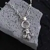 Lujo Ligero Bordado de Punto de Cruz Vintage Zirconia Ancla de Barco Collar para Mujer Moda Versátil Punk Elegante Cadena para Clavícula de Alta Calidad
