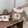 Suéter de Lã Forrado Estilo Coreano para Meninas Inverno 2026 Roupa Íntima de Lã Grossa com Gola Redonda Pulôver Malha Peça Única