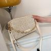 Bolso Pequeño de Moda para Mujer Verano 2026 Nuevo Estilo Bolso Cruzado Tejido con Cadena Bolso Almohada Tejido de Gran Capacidad para un Solo Hombro