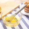 Batidor de Huevos de Acero Inoxidable Batidor Manual de Cocina Batidor Mezclador de Crema de Huevo Batidor Pequeño Mezclador de Huevos Mezclador Casero