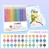 Plumas de Brillo que Cambian de Color para Estudiantes de Primaria, Plumas Fluorescentes No Tóxicas para Tomar Notas, Marcadores Perlados, Plumas de Acuarela Brillantes, Plumas Fluorescentes