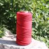 Cuerda de algodón de color de 3 mm x 200 m, delgada, para tejer a mano DIY, cuerda de algodón, cuerda para tapiz, red para bolsa, cuerda decorativa para tapiz, cuerda trenzada