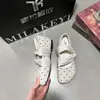 Zapatos de noche para mujer que aumentan la altura, otoño 2026, estilo retro coreano, lunares, puntera cuadrada, poco profundos, tipo ballet, Mary Jane