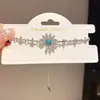 Pulsera Colgante Flor de Zirconia Lujo Ligero Nicho Gama Alta Versátil Pulsera Personalidad Temperamento Moda Diaria Joyería para Mano