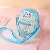 Monedero Estilo Ins Lindo Femenino Corazón Estudiante Simple Creativo Cremallera Bolsa Pequeña de Mano Hombro Cruzada