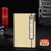 Estuche portátil para 20 cigarrillos finos, inflable, a prueba de viento, encendedor directo, automático, para evitar explosiones transfronterizas.