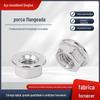 201/304 de flange hexagonal face de flange serrilhada com régua porca antiderrapante 316 porca de flange de aço inoxidável atacado