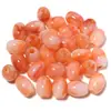 Cuentas de ábaco de acrílico de color sólido agrietadas con agujero grande para pulsera de cuentas DIY, collar, accesorios para cadena de mano, bolso