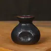 Cor de underglaze pintada à mão bolsa de tecido estilo japonês tubo de palito de dente inserção de flor pequena hidropônica de mesa hotel restaurante culinária cachecol seco
