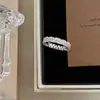 Anillo de lujo ligero, nicho, estrella de alta gama, perla y circonita cúbica para mujer, exquisito y moderno, anillo abierto ajustable