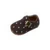 Zapatos para Niña Zapatos Birkenstock 2026 Otoño Invierno Nuevos Zapatos de Cuero con Lunares de Peluche para Niños Zapatos de Princesa para Niña Pequeña Niña Bebé