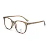 Gafas de sol con tremolo 2025 con filtro de luz azul estilo casual, montura cuadrada plana fina, espejo plano, para venta al por mayor