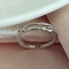 Anillo de Aro para Niñas, Simple, Divertido, Moderno, Estilo Genial, Moda Ins, Diseño Creativo, Joyería de Aleación para Parejas