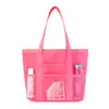 Bolsa de praia personalizada, bolsa de malha para natação de grande capacidade, sacola de praia multifuncional, bolsa de mão para viagem, bolsa de ombro e bolsa para armazenamento de maiô