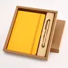 Caderno com Elástico Caderno A5 Toque de Pele Novo Aparência de Alto Padrão Simples Bloco de Notas de Negócios Diário Pequeno Fresco com Logo