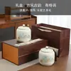 Tarro de Cerámica para Té Tarro Vacío Tarro Sellado Tamaño Grande Hogar Té Negro Té Verde Longjing Pu'er Tarro de Almacenamiento Tarro de Almacenamiento de Té a Prueba de Humedad