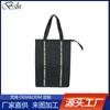 Bolso Bandolera con Estampado de Letras, Bolsa Térmica de Gran Capacidad, Bolsa de Almuerzo Bento de Gran Capacidad, Bolsa de Hielo Refrigerada de Tela Oxford Conveniente para Mantener Fresco