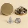 Atacado do Fabricante Fivela de Metal Tipo I Plana, Fivela de Tira, Botão Redondo Regular de Liga para Jeans