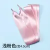 Cadarços Planos de Seda Dupla Face de 4 cm com Laço Estilo Balé, Adequados para Tênis Casuais e Tênis Brancos, Cadarços para Atacado