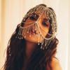 AliExpress Explosivo Multi-camada Borla Máscara Europeia e Americana Tendência Halloween Fancy Dress Acessórios Faciais Máscara Feminina