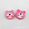 Fresa, lindo oso Reiberry, dibujos animados, bricolaje, crema, pegamento, carcasa de teléfono móvil, horquilla casera, joyería, accesorios de resina, material