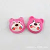 Funda de Teléfono de Oso Rosado Fresita Linda Dibujo Animado DIY Pasador Casero Adornos de Pegamento de Crema Materiales de Accesorios de Resina