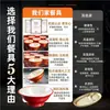 Plato pequeño de melamina nórdico bicolor imitación porcelana, apto para restaurantes de hot pot estilo antiguo, tazón pequeño para salsa para mojar, vajilla comercial, tazón de melamina A8