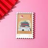 Xi'an Selo Criativo Cidade Cultural Magnético Folha de Prata Geladeira De Madeira Adesivos Atrações Lembranças Turísticas Adesivos Magnéticos