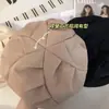 Gorro de Nube Plegado para Mujer 2023 Estilo Coreano Sombrero Octogonal Cara Grande Mostrar Cara Pequeña Moda Personalidad Nicho Boina