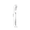 Cuchillo y Tenedor para Bistec de Acero Inoxidable Grueso Martillado Transfronterizo, Cuchara de Mesa, Cuchara de Sopa para el Hogar, Cuchara de Postre, Cuchara de Mesa Estilo Occidental