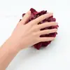 Kit de Materiales DIY de Peonía Artificial de Doble Pétalo para Hacer Accesorios Florales, Adornos para el Cabello de Estilo Chino Tradicional, Peonía Fragante de Colores Otoñales