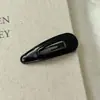 Clip de Pinza para el Pelo Geométrico Triángulo Forma de Gota de Agua Cuero PU Estilo Coreano Nuevo Clip para Flequillo Pinza de Pelo Simple de Moda Clip Lateral Accesorio para el Cabello de Principios de Otoño