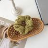 Outono e inverno vintage malha anel de intestino grande estilo coreano das mulheres internet celebridade elegante bolas gravata de cabeça rabo de cavalo corda de cabelo doce simples headwear