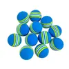Bola Arco-Íris de EVA Brinquedo para Pet Bola de Espuma Sólida Bola Saltitante Silenciosa Bola para Dentição de Gato e Cachorro Bola para Prática de Golfe