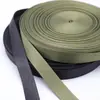 Estoque de fábrica tira de nylon imitação padrão espinha de peixe trama densa cinto de segurança 2-5cm alça de ombro espessa alça de mochila colorida