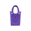 Bolso de Agujeros de Eva Dopamina Estilo Coreano, Accesorio DIY, Bolso de Mano de Moda, Bolso de Playa para Niña