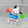 Nuevo llavero de goma suave de la serie Pacha Dog, bonito bolso de pareja de goma suave, colgante pequeño, adornos al por mayor.